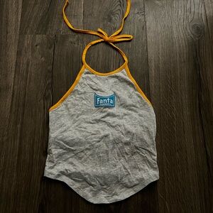 PacSun Gray Top with Yellow Trim